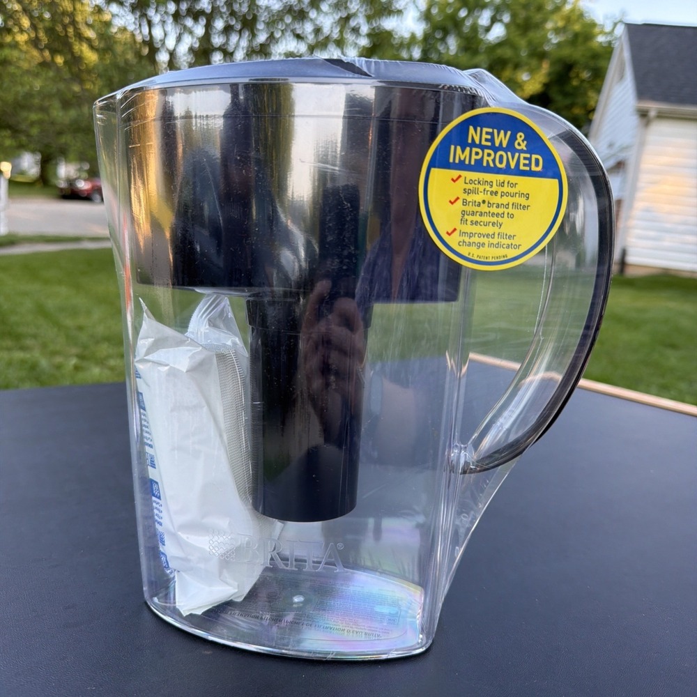 Brita Water Pitcher Filter Black NIP New Sealed Filtration